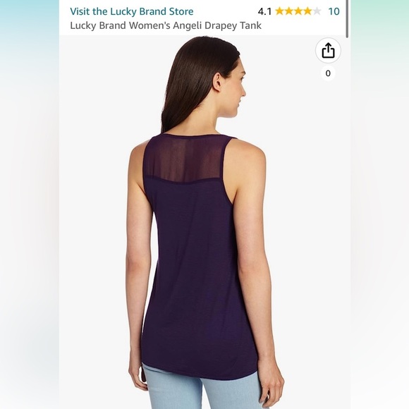 ASO Elena Gilbert Lucky Brand Angeli tank - Picture 2 of 5